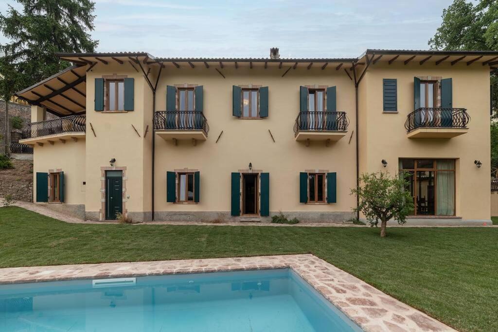 Villa Gina Umbria Luxury Retreat Sant'Anatolia di Narco Bagian luar foto