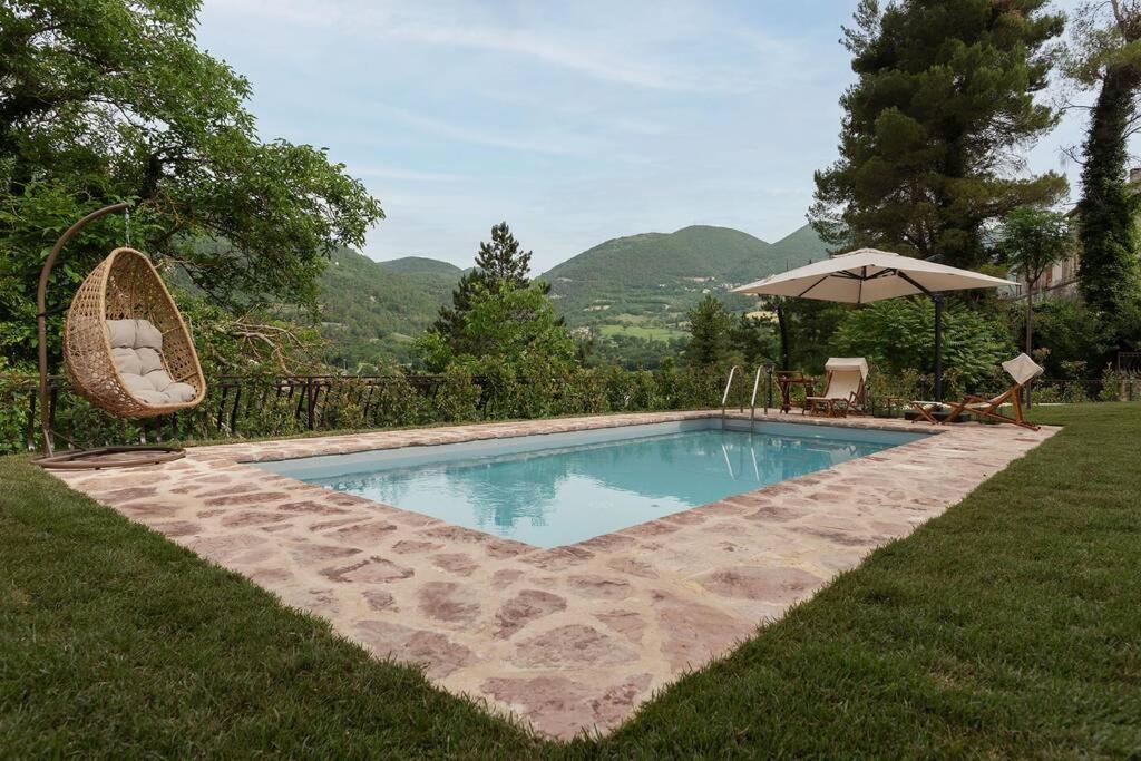 Villa Gina Umbria Luxury Retreat Sant'Anatolia di Narco Bagian luar foto